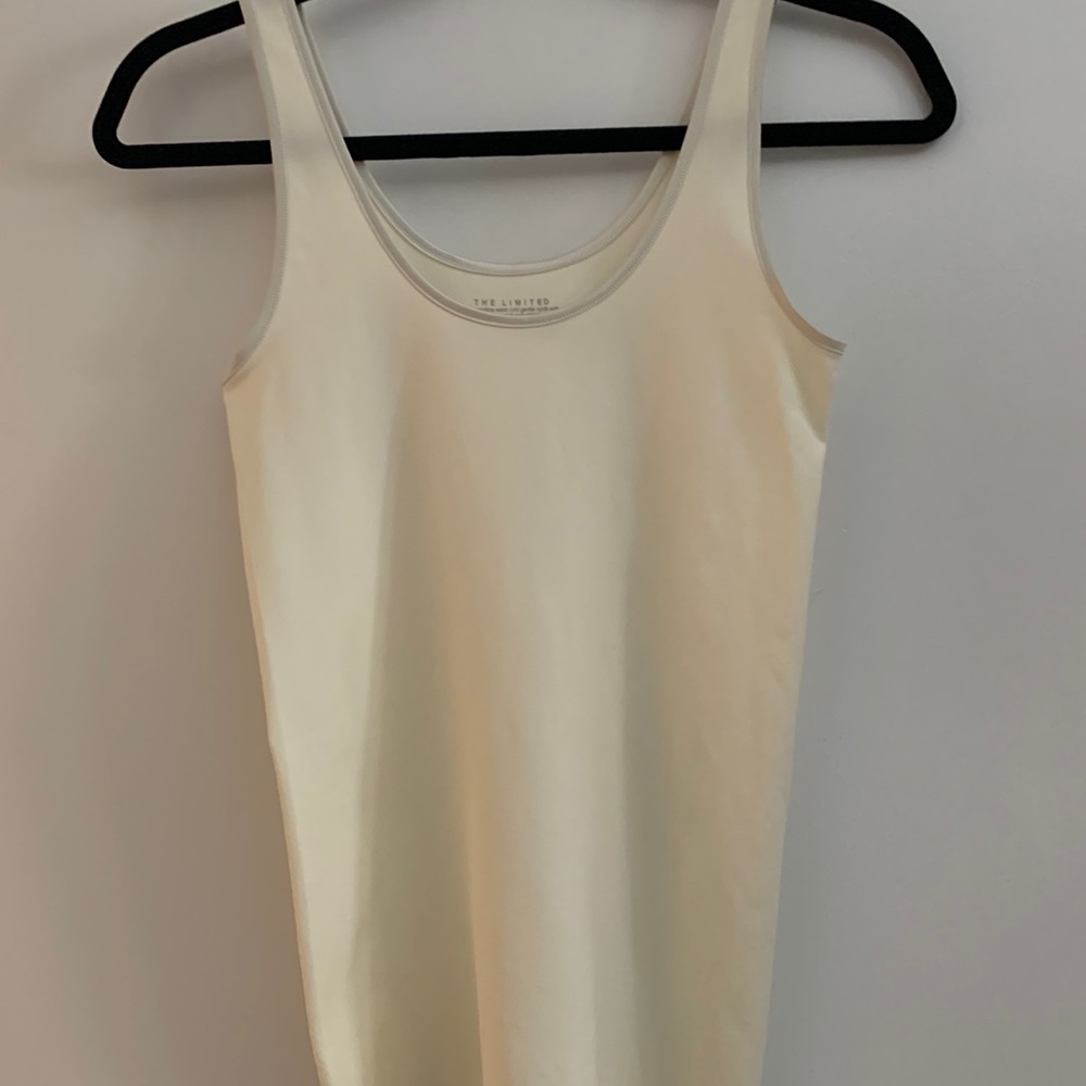 The Limited Satin Trim Tank Top
